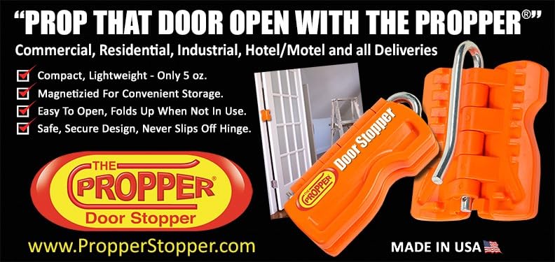 Propper Door Stopper Professional Door Stop for Moving Office Home or School Great for Police Admin Firefighters and Any time You Need a Door to Stay Open 2 Pack - Image 3
