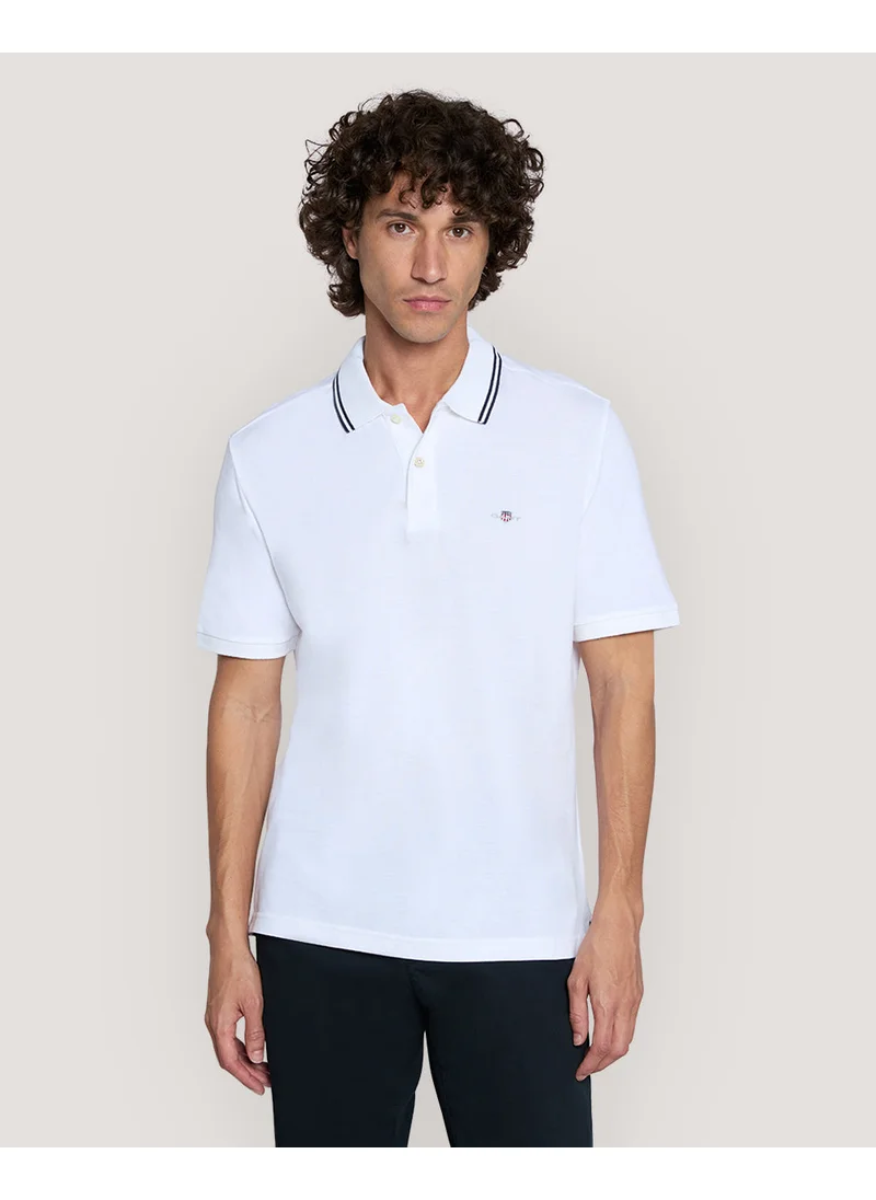GANT Gant Tipping Collar Short Sleeve Polo