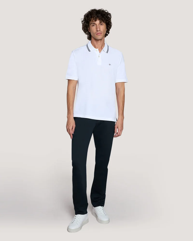 GANT Gant Tipping Collar Short Sleeve Polo