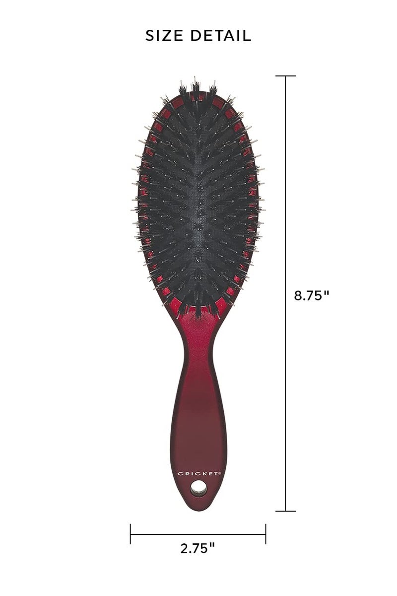 Cricket Smoothing Boar & Nylon Bristle Hair Brush - Natural Boar and Anti-Static Nylon Bristles for Shine and Texture - Brushes for All Types, Including Thin and Fine Hair - Image 5