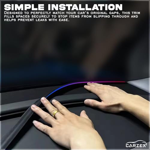 Carzex Car Wind Shield LED Strip K4 Ambient Light, Multi-Color Matrix Interior Atmosphere Light for Car – App Controlled, Magic Running Atmosphere Light (1.5 Meter) - Image 3