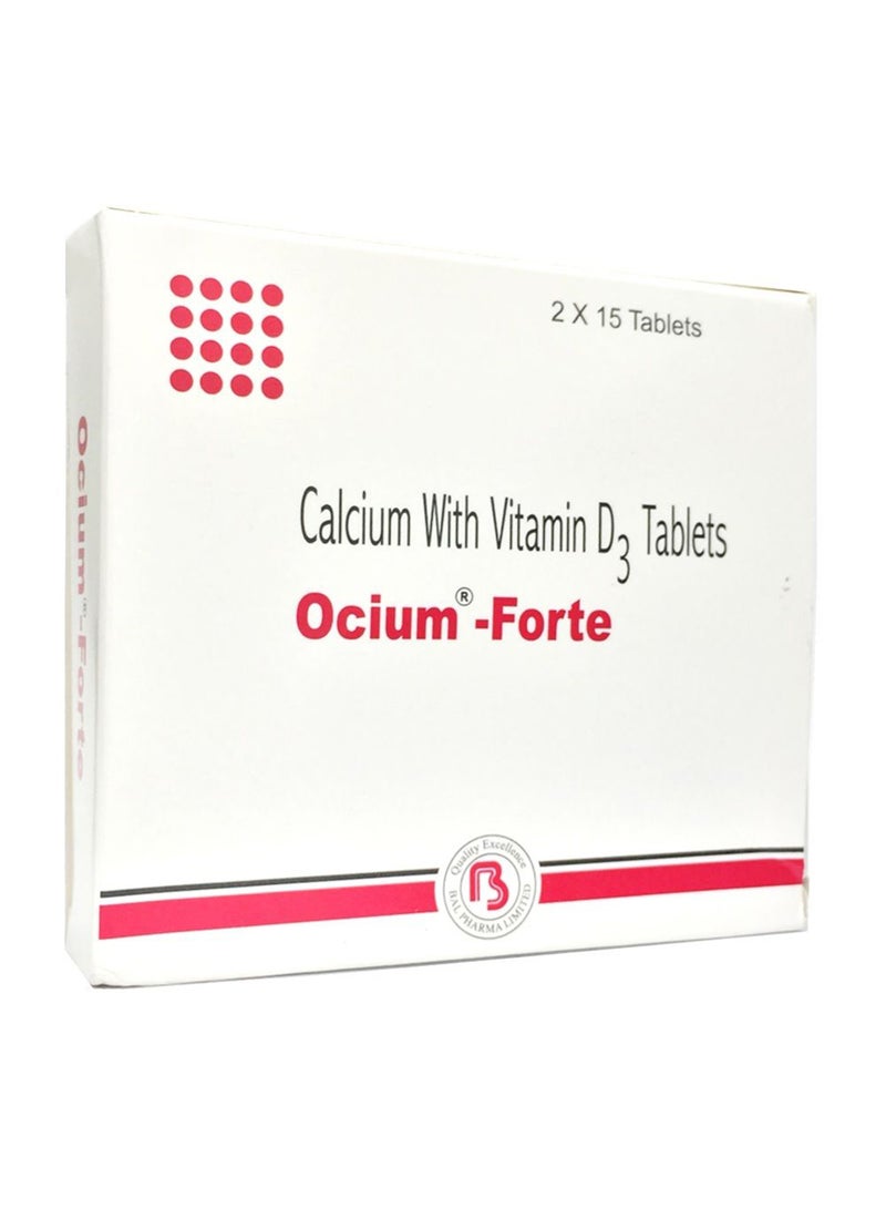 Ocium Forte 500Mg/250Iu Tab 30S 