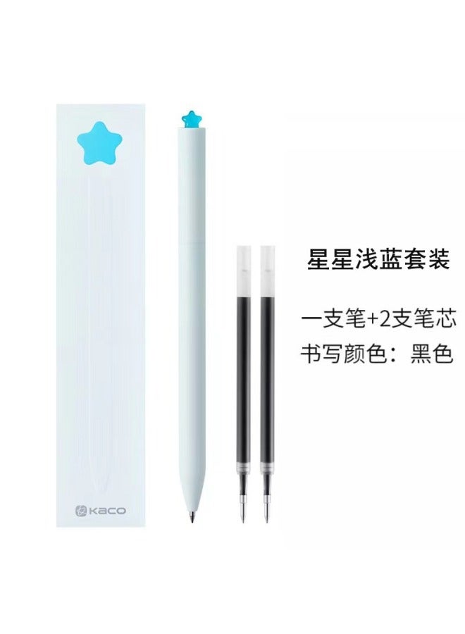 Kaco Initial Heart Gel Pen Rotating Core Creative Signature Pen Love Gift Boxed Exam Brush Water Pen 0.5 - Image 1