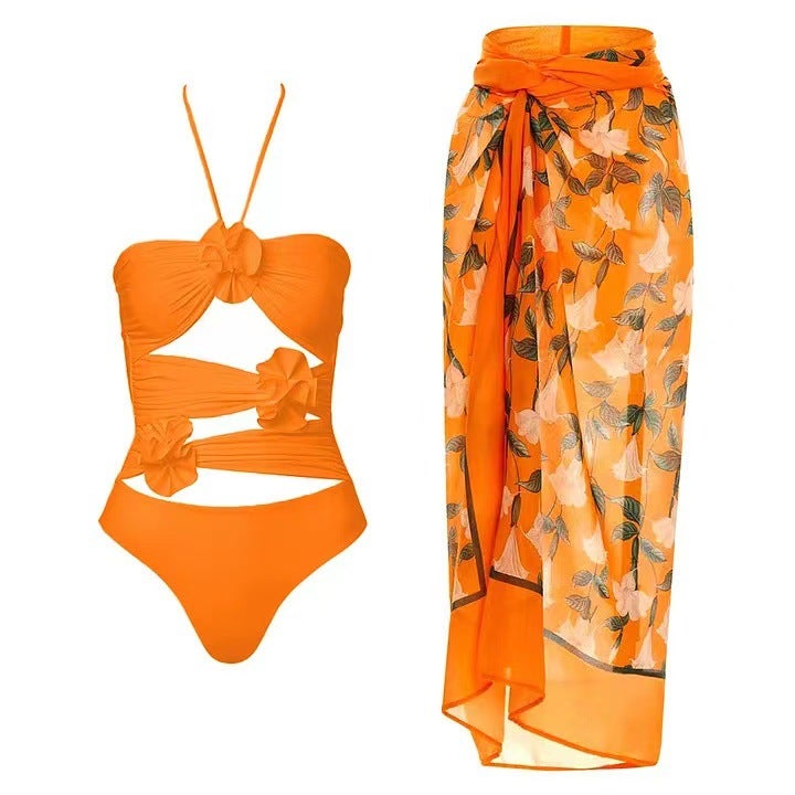 One-Piece Swimsuit Holiday Beach Ins Bikini Suit - Image 2