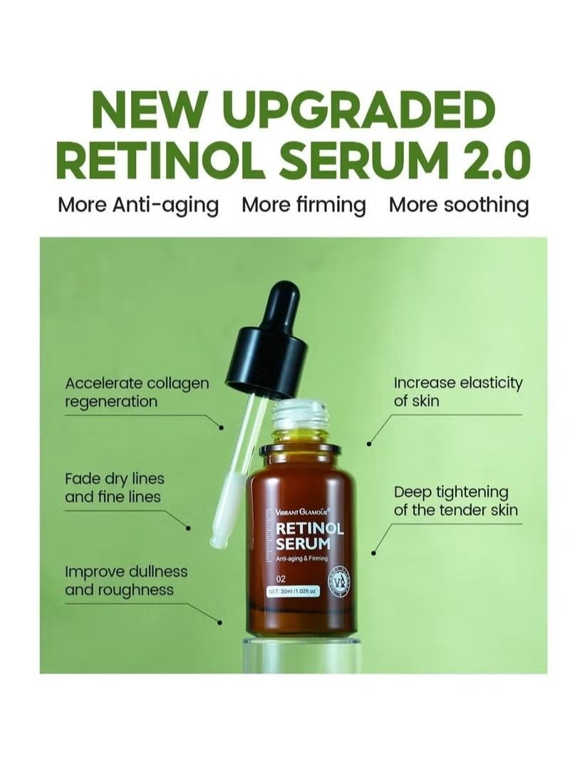 Anti Aging Retinol Serum ，Collagen Firming Serum,  Skin Tightening Lifting Hydrating 30ml