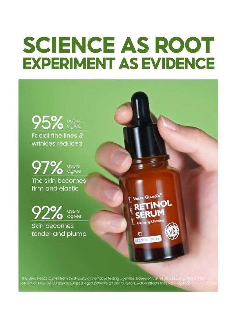 Anti Aging Retinol Serum ，Collagen Firming Serum,  Skin Tightening Lifting Hydrating 30ml