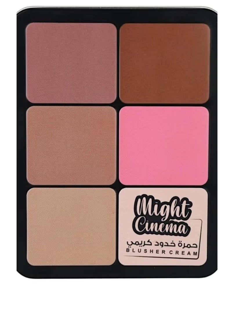 مايت سينما باليت بلاشر كريمي و بودر الجديد - 12 لون - Image 3