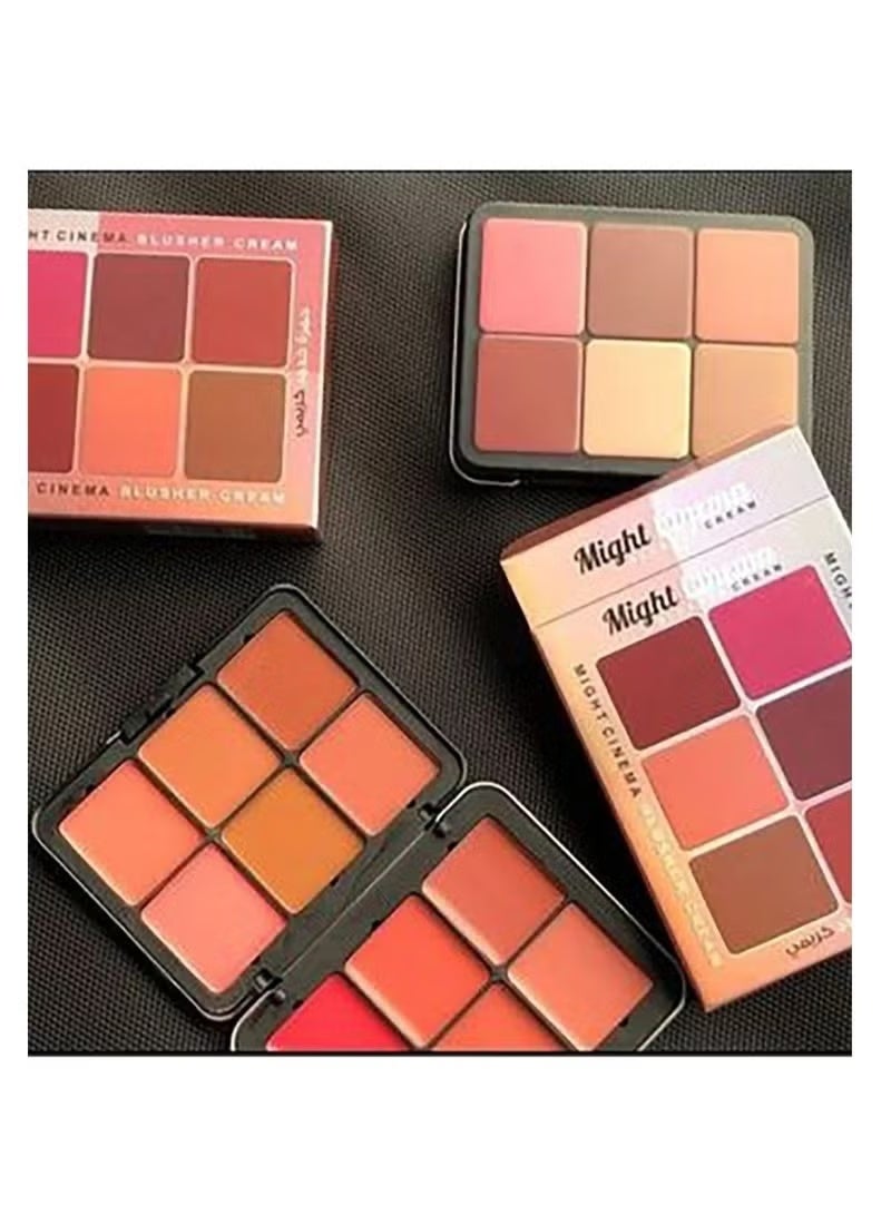 مايت سينما باليت بلاشر كريمي و بودر الجديد - 12 لون - Image 4