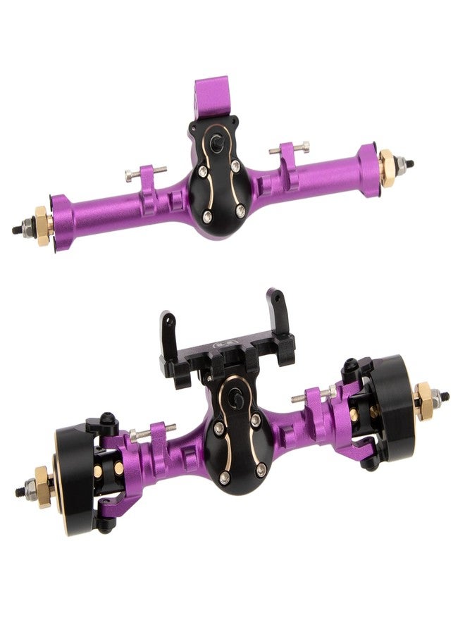 MEUS RACING محاور MEUS RACING 5mm ISO V2 SCX24 مع 3 أقسام CVD لسيارة Axial 1/24 SCX24 RC Crawler (مؤكسد أرجواني) - Image 4