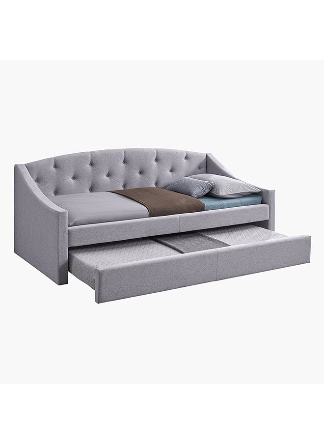 Home Box Nordica Upholstered Single Day Bed with Pull-Out Bed 217 x 105 x 105 cm  - Image 3
