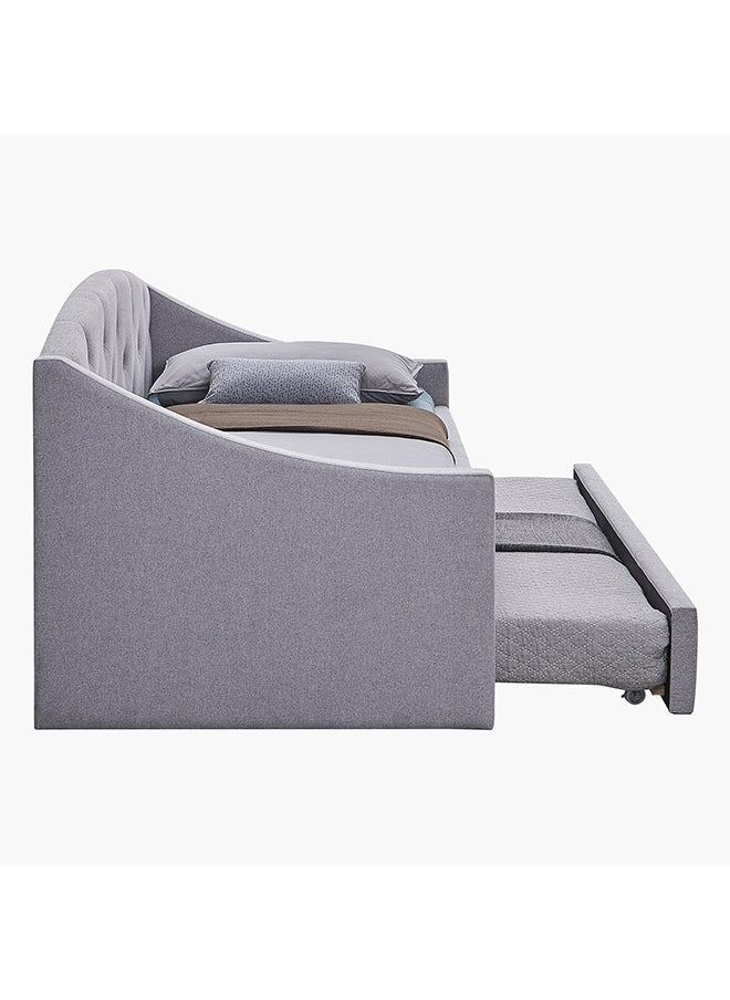 Home Box Nordica Upholstered Single Day Bed with Pull-Out Bed 217 x 105 x 105 cm  - Image 4