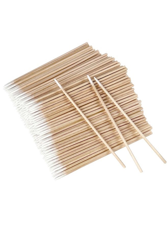 eyxformula 600 Pcs Microblading Cotton Swabs, 4 Inch Pointed Cotton Swabs, Eyebrow Tattoo Permanent Supplies, Cotton Sticks Applicator For Correcting Makeup Mistakes, Cleaning Nail Polish, Craft - Image 1