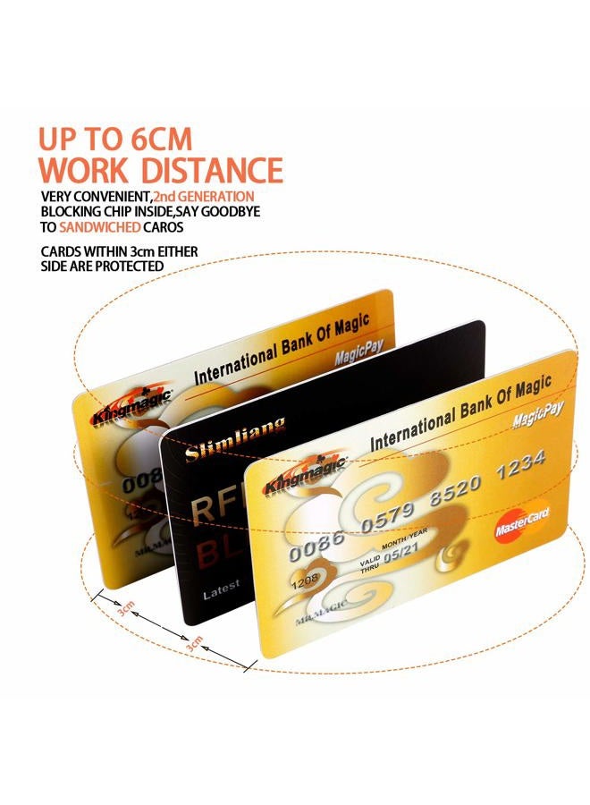 Slimliang 4 Pack RFID Blocking Card, Smart Slim Design Perfectly fits in Wallet/Purse - Image 3
