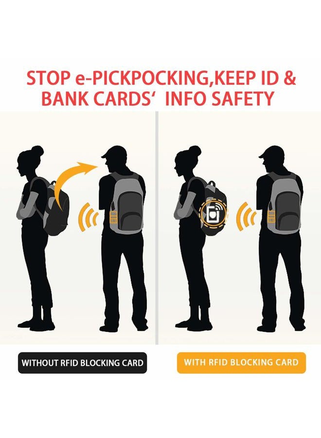 Slimliang 4 Pack RFID Blocking Card, Smart Slim Design Perfectly fits in Wallet/Purse - Image 5