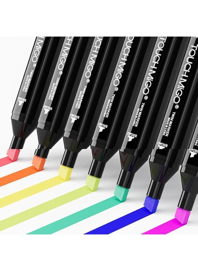 Touch - 262 Colors Art Marker Pen Set, Dual Tip Marker Pen with Carrying Bag, Art Supplies for Students, Adults, Artists Drawing, Coloring, Sketching Design - Image 1