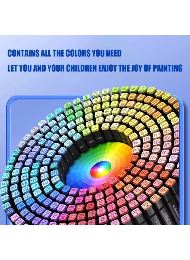 Touch - 262 Colors Art Marker Pen Set, Dual Tip Marker Pen with Carrying Bag, Art Supplies for Students, Adults, Artists Drawing, Coloring, Sketching Design - Image 1