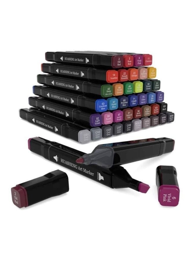 Touch - 262 Colors Art Marker Pen Set, Dual Tip Marker Pen with Carrying Bag, Art Supplies for Students, Adults, Artists Drawing, Coloring, Sketching Design - Image 1