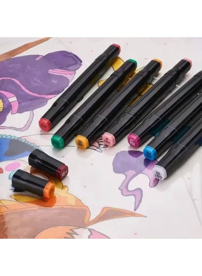 Touch - 262 Colors Art Marker Pen Set, Dual Tip Marker Pen with Carrying Bag, Art Supplies for Students, Adults, Artists Drawing, Coloring, Sketching Design - Image 1