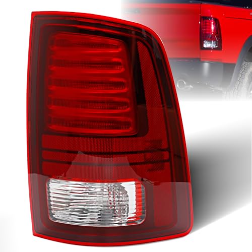 Misakomo LED Tail Lights for Dodge Ram 1500 2013-2018 and Ram 2500/3500 2014-2018 - Rear Taillight Assembly Replaces for 68093080AB, 68093080AC, and CH2801202 - Tail Lamp for Passenger Right Side RH - Image 1