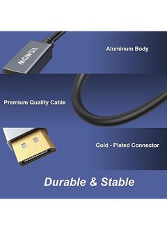 MOWSIL 4K Mini DisplayPort to DisplayPort Cable 2Mtr, Bi-Directional Mini DP to DP Cable, 4K@60Hz Gold-Plated Mini DP Compatible with MacBook Air/Pro, Surface Pro/Dock.  - Image 5