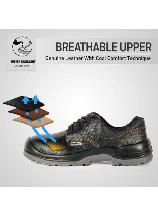 Vaultex SGM Low Ankle S3 SRA Composite Toe Safety Shoes, Black, 44 - Image 5