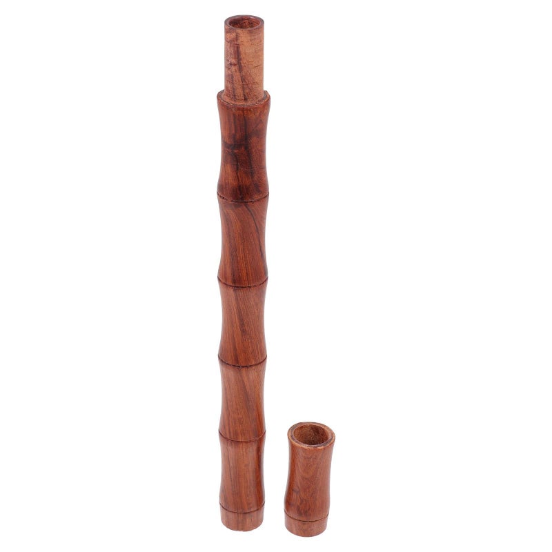 Solid Wood Incense Holder Container with Rosewood Fragrance Sticks 10g Capacity for Home Decor and Meditation - Image 2