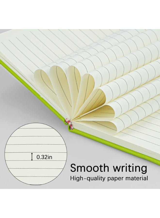Pocket Notebook Set, 2 Pack Small Notebooks with Pens, A5 Size Journal Hardcover Notebooks, 213mm*145mm Mini Notepads 100Gsm Thick Paper for Office, School (100 Pages Each, Black) - Image 4