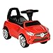 Aosom Kids Ride On Push Car FoottoFloor Walking Sliding Toy Car for Toddler with Working Horn Music Headlights and Storage Red - Image 2