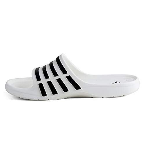 ADDA I-RUN || Durable & Comfortable || EVA Sole || Lightweight || Fashionable || Super Soft || Color : WHITE || Size : UK-7 || Outdoor Slipper || Sliders for Men - Image 4