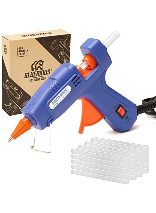 60W Hot Melt Glue Gun with Glue Stick | Fast Heating High Temperature Electric Glue Gun for DIY Crafts, Wood, Plastic, Fabric, Paper, Home Repairs & School Projects