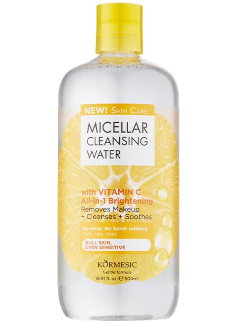 500 مل ماء ميسيلار لتنظيف الوجه - كل في واحد - يزيل المكياج - ينظف - يهدئ - لجميع أنواع البشرة - سائل العناية بالبشرة