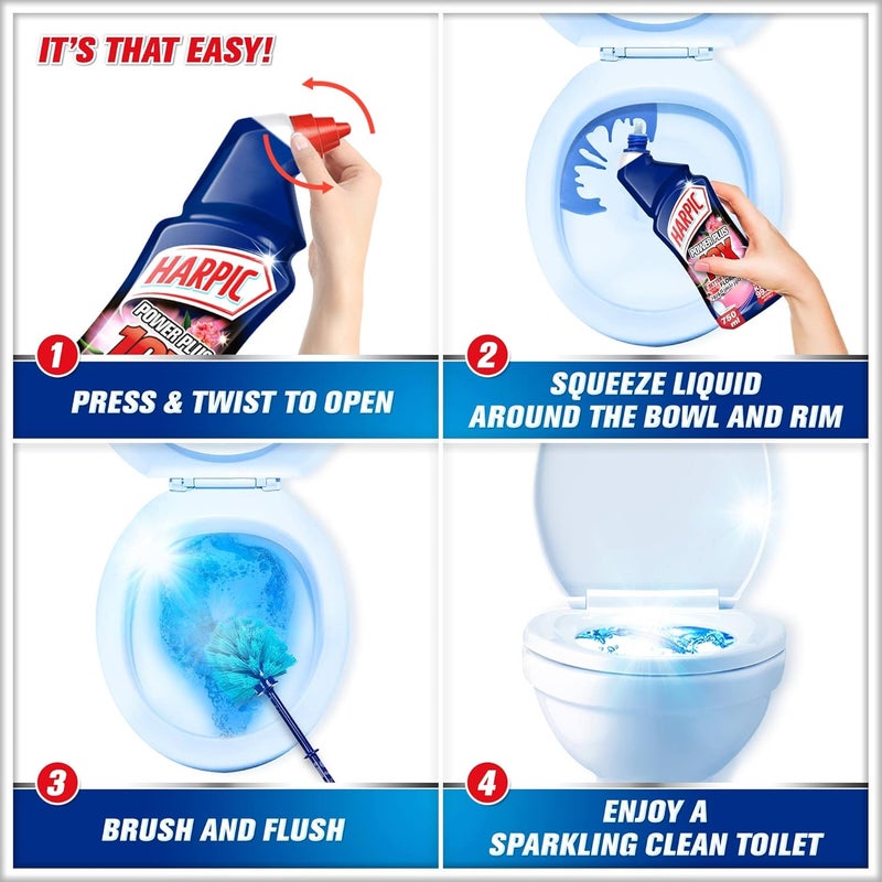 هاربيك منظف المرحاض Harpic Power Plus، برائحة الأزهار، 750 مل - Image 3