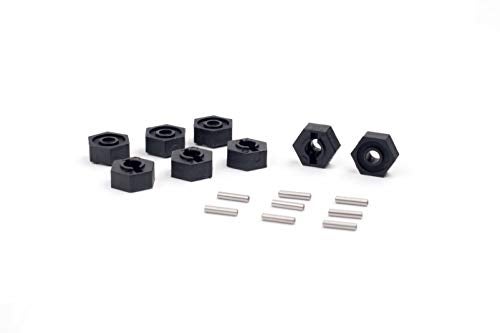 SummitLink Pack of 8 Hex Wheel Hub 12mm for Rustler Stampede Slash 1/10 1654 Rally Grave Digger Funny Car Ford Raptor - Image 5