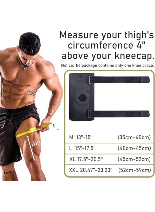 دعامة ركبة بفتحة رضفة ومفصلات ألومنيوم مزدوجة - مثبت احترافي للركبة وإصابات الأربطة والغضروف - دعم ضاغط قابل للتعديل - Image 2