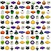 Anditoy 100 PCS Halloween Mochi Squishy Toys Squishies for Kids Girls Boys Halloween Party Favors Halloween Treat Bags Gifts - Image 4