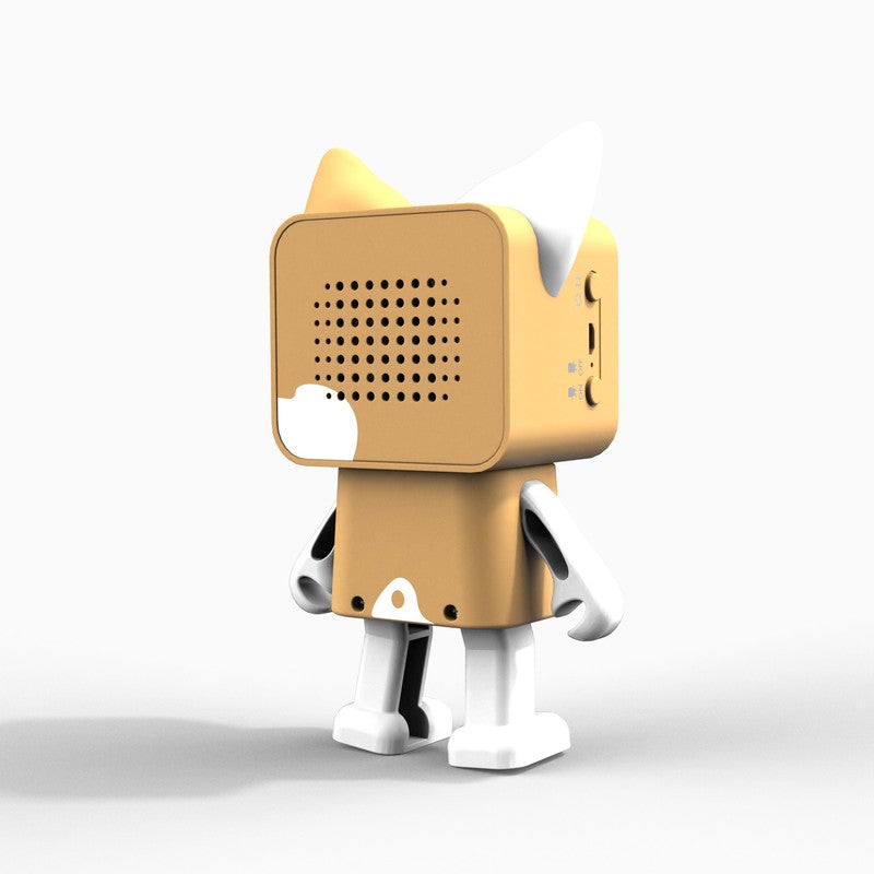 موب سماعة بلوتوث محمولة بتصميم حيوان بولدوج، صوت عالي الجودة، حجم صغير، مثالية للاستماع للموسيقى في أي مكان - Image 4