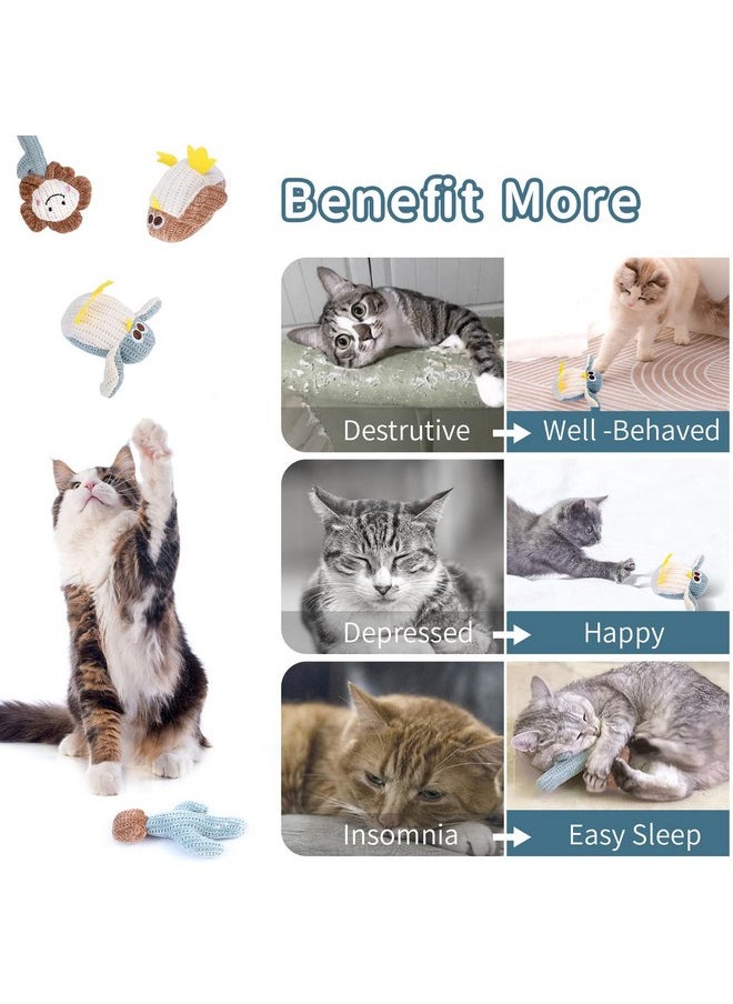 DKTIE - DKTIE Cat Toys with Catnip - Kitten Teething Toys, Cat Stuff for Indoor Cats, Catnip Toys for Cats, Cat Chew Toy, Kitty Toys - Cute Penguin Shape, Set of 2 (MRWJ12) (Penguins) - Image 1