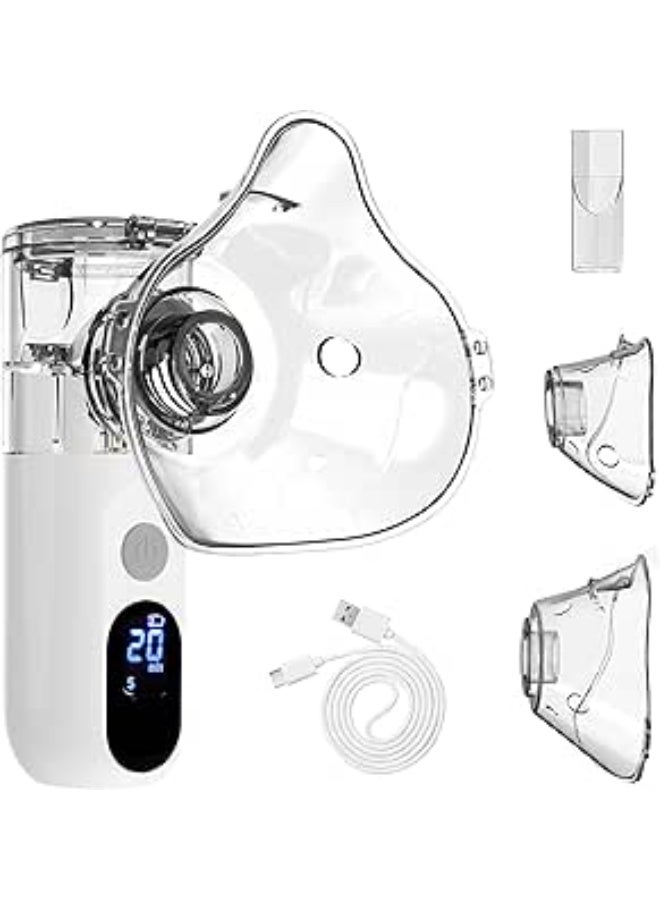 Portable Inhaler Device with LED Screen – Adjustable Mist Nebulizer for Children & Adults – Lightweight, Easy-to-Use Respiratory Support for Daily Use - Image 1