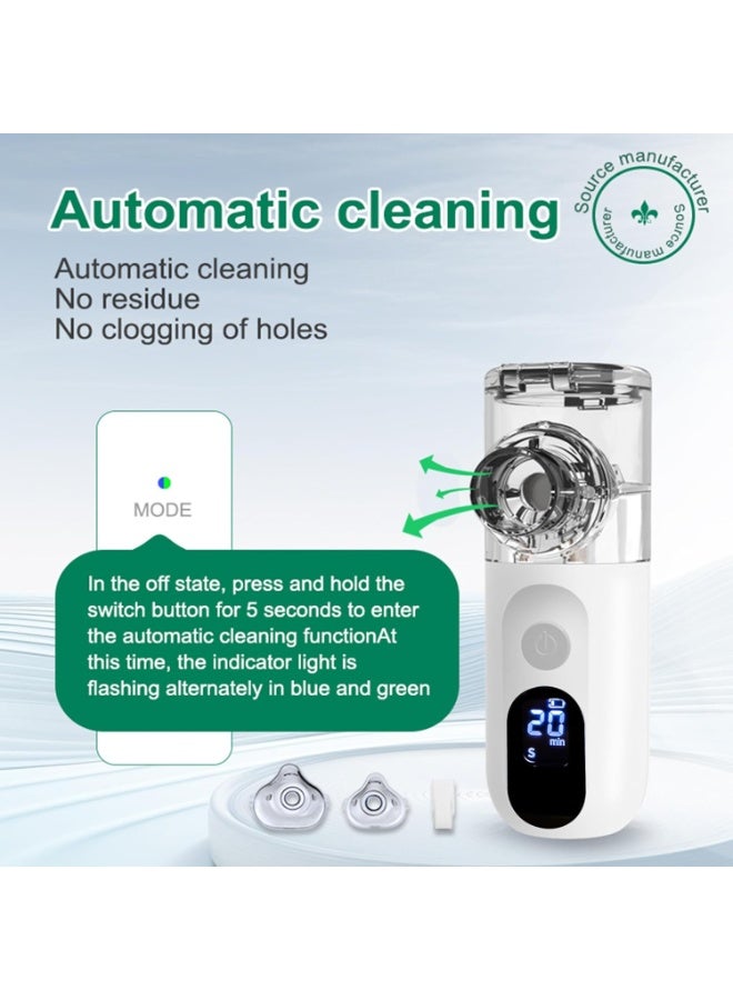 Portable Inhaler Device with LED Screen – Adjustable Mist Nebulizer for Children & Adults – Lightweight, Easy-to-Use Respiratory Support for Daily Use - Image 5