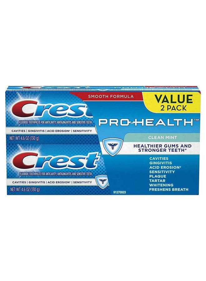 كرست معجون أسنان برو هيلث، بنكهة النعناع النقي، 4.6 أونصة (عبوة من قطعتين) - Image 1