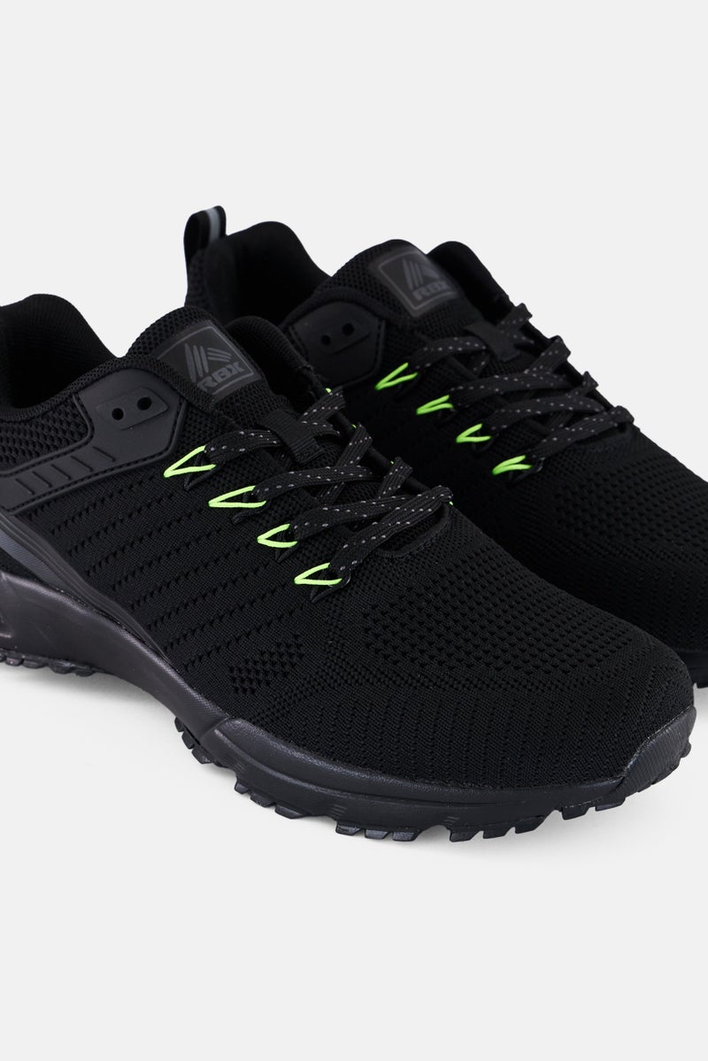 RBX أحذية خارجية للرجال مزودة بأربطة، سوداء - Image 3