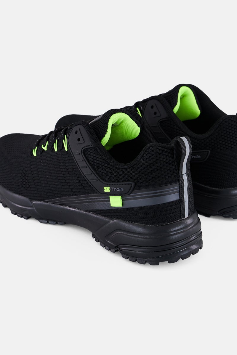 RBX أحذية خارجية للرجال مزودة بأربطة، سوداء - Image 2