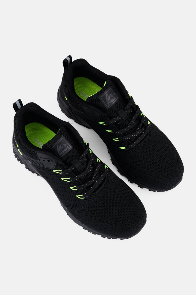 RBX أحذية خارجية للرجال مزودة بأربطة، سوداء - Image 4