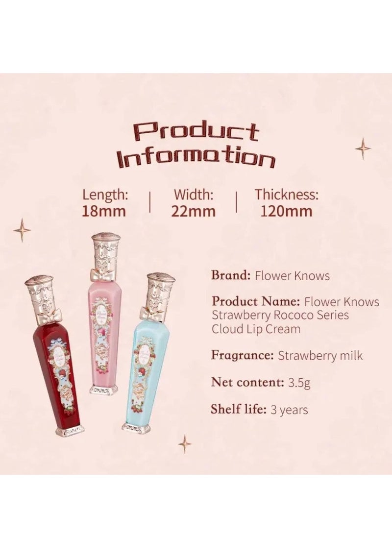 Strawberry Rococo Series Cloud Lip Cream Lipstick 04 Strawberry Moon