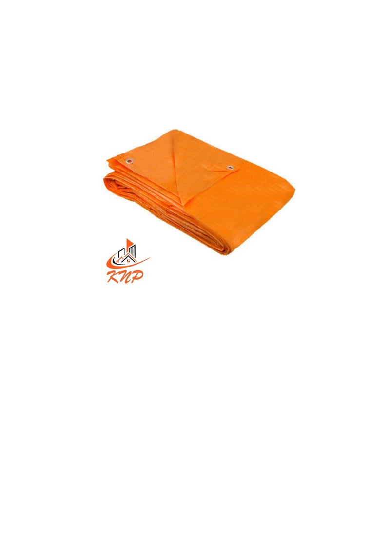 كنب ورقة مشمع لون برتقالي 30 × 30 قدم  - Image 2