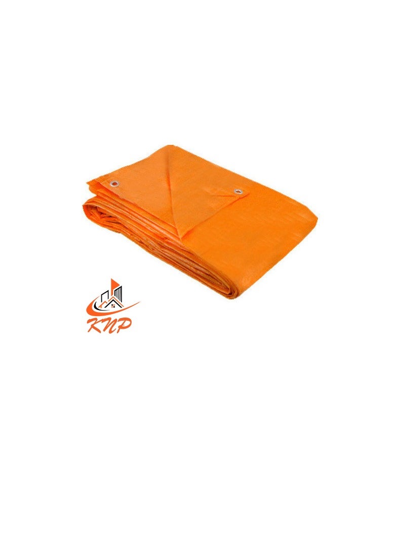 كنب ورقة مشمع لون برتقالي 30 × 30 قدم  - Image 3