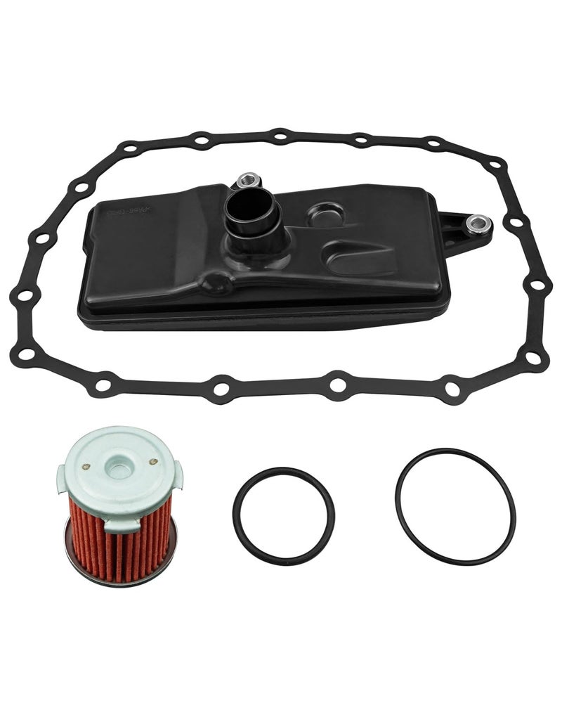 AUGREX Transmission Filter and Gasket kit & Cooler Fit for Honda Civic FIT HR-V L4 1.5L 1.8L 2.0L 2014 2015 2016 2017 2018 2019, Replace 21814-5T0-000 25420-5T0-003 25450-P4V-013, Filter & Cooler & Gasket - Image 1