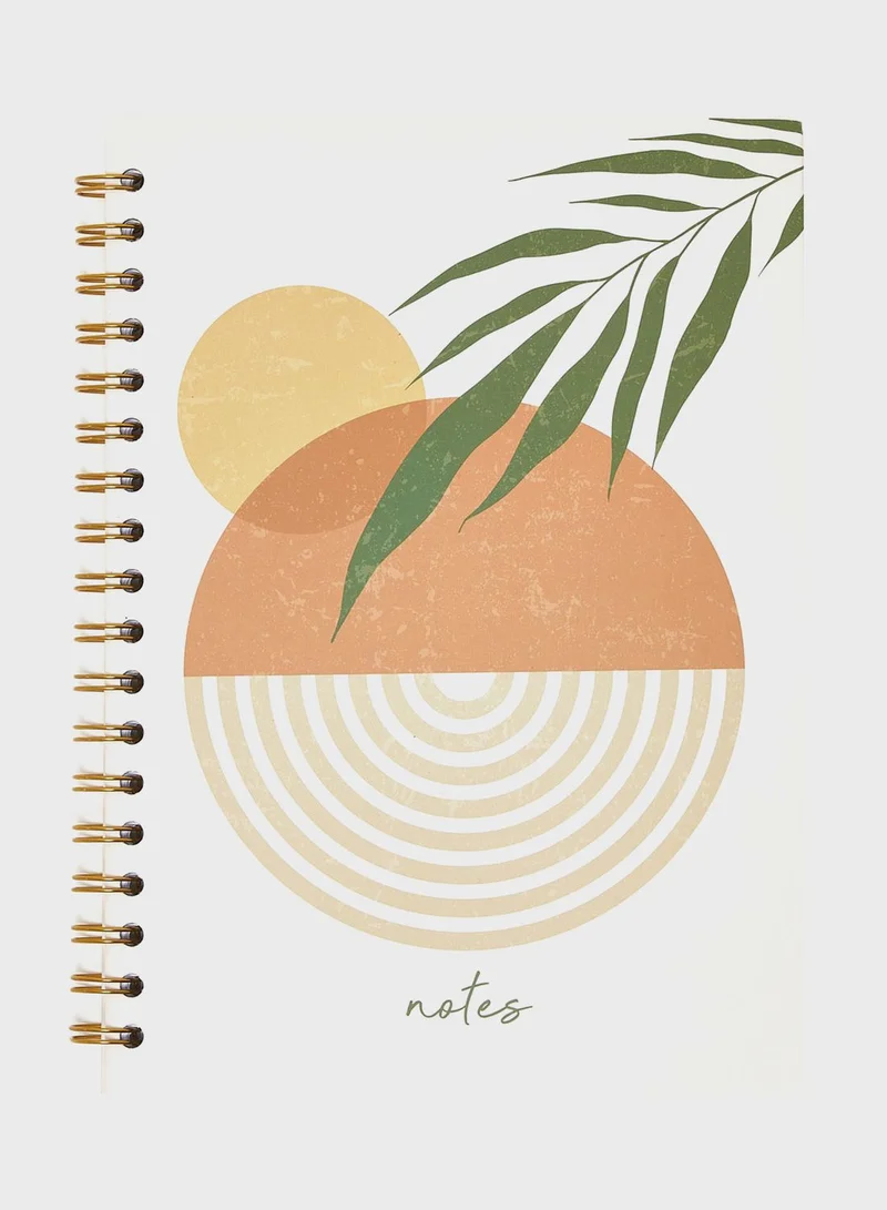 Prickly Pear B5 Circle Boho Ringbound Notebook