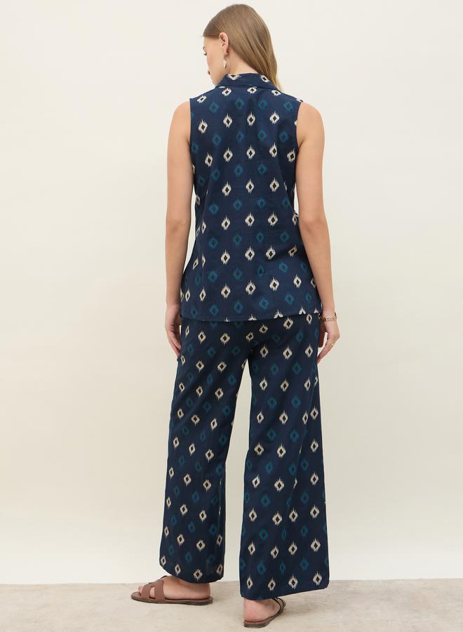 Styli Oversized Printed Vest and Straight Fit Pants Co-Ords - Image 5
