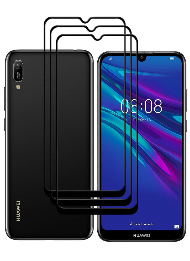 ACLIX 3 Pieces Antistatic ESD Dustproof Premium Quality High Definition Tempered Glass Screen Protector Designed For Huawei Y6 (2019) - Image 1